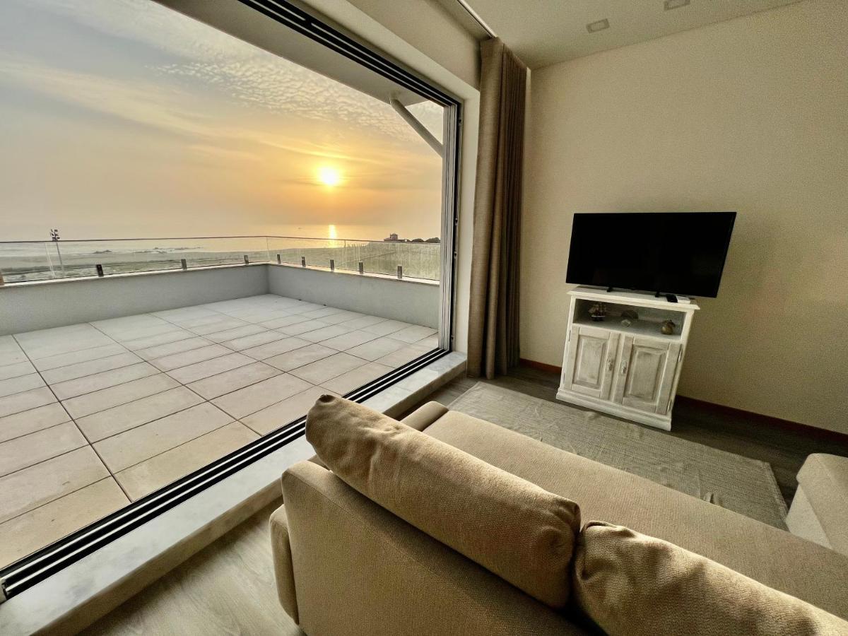 Povoa De Varzim-Sleeps4-Beachfront-Ac-Parking ภายนอก รูปภาพ